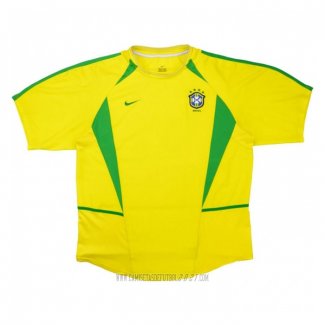 Camiseta del Brasil Primera Retro 2002