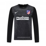 Camiseta del Atletico Madrid Portero Manga Larga 2020-2021 Negro