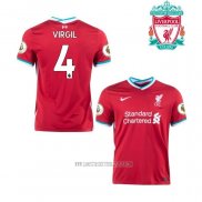 Camiseta del Liverpool Jugador Virgil Primera 2020-2021