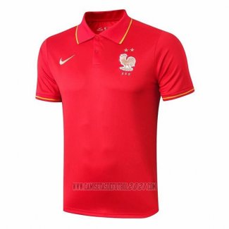 Camiseta Polo del Francia 2019-2020 Rojo