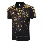 Camiseta Polo del Real Madrid 2020-2021 Negro y Oro