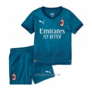 Camiseta del AC Milan Tercera Nino 2020-2021
