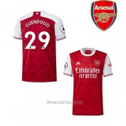 Camiseta del Arsenal Jugador Guendouzi Primera 2020-2021