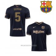 Camiseta del Barcelona Jugador Sergio Segunda 2020-2021