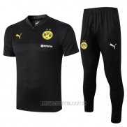 Conjunto Polo Borussia Dortmund 2019-2020 Negro