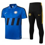 Conjunto Polo Inter Milan 2020-2021 Azul