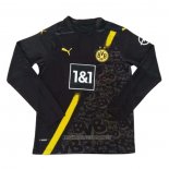 Camiseta del Borussia Dortmund Segunda Manga Larga 2020-2021