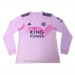 Camiseta del Leicester City Segunda Manga Larga 2019-2020 Rosa