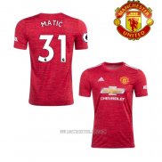 Camiseta del Manchester United Jugador Matic Primera 2020-2021
