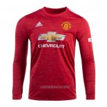 Camiseta del Manchester United Primera Manga Larga 2020-2021