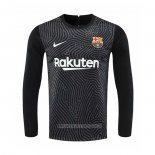 Camiseta del Barcelona Portero Manga Larga 2020-2021 Negro