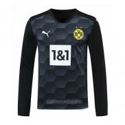 Camiseta del Borussia Dortmund Portero Manga Larga 2020-2021 Negro