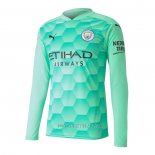 Camiseta del Manchester City Portero Segunda Manga Larga 2020-2021
