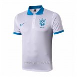 Camiseta Polo del Brasil 2019-2020 Blanco