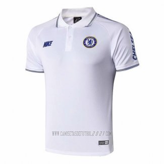 Camiseta Polo del Chelsea 2019-2020 Blanco