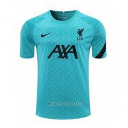 Camiseta de Entrenamiento Liverpool 2020-2021 Azul