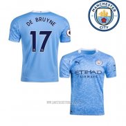 Camiseta del Manchester City Jugador De Bruyne Primera 2020-2021