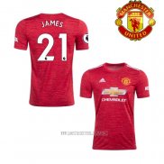 Camiseta del Manchester United Jugador James Primera 2020-2021
