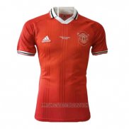 Camiseta Polo del Manchester United 2019-2020 Raya Rojo