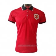 Camiseta Polo del Manchester United 20th Aniversario 2019-2020 Rojo