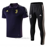 Conjunto Polo Juventus 2019-2020 Purpura