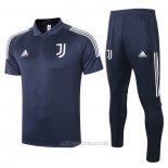 Conjunto Polo Juventus 2020-2021 Azul