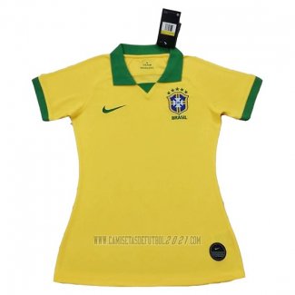 Camiseta del Brasil Primera Mujer Copa America 2019