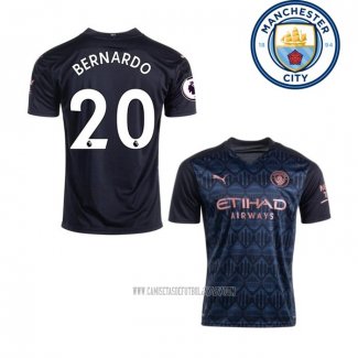 Camiseta del Manchester City Jugador Bernardo Segunda 2020-2021