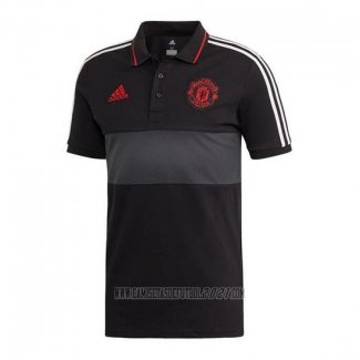 Camiseta Polo del Manchester United 2019-2020 Negro