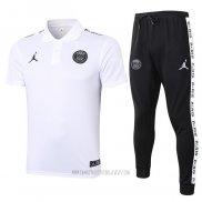 Conjunto Polo Paris Saint-Germain Jordan 2020-2021 Blanco