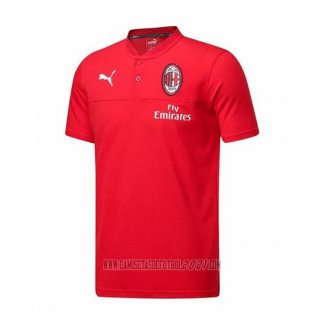 Camiseta Polo del AC Milan 2019-2020 Rojo