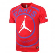 Camiseta de Entrenamiento Paris Saint-Germain Jordan 2020-2021 Rojo