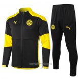 Chandal de Chaqueta del Borussia Dortmund 2020-2021 Negro