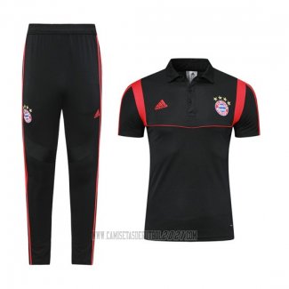Conjunto Polo Bayern Munich 2019-2020 Negro