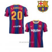 Camiseta del Barcelona Jugador S.Roberto Primera 2020-2021