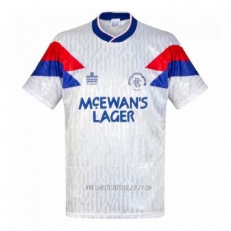 Camiseta del Glasgow Rangers Segunda Retro 1990-1992