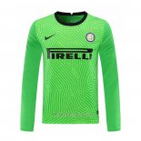 Camiseta del Inter Milan Portero Manga Larga 2020-2021 Verde