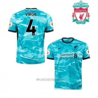 Camiseta del Liverpool Jugador Virgil Segunda 2020-2021