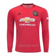 Camiseta del Manchester United Authentic Primera Manga Larga 2019-2020