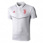 Camiseta Polo del Juventus 2019-2020 Blanco y Negro