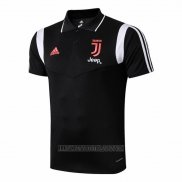 Camiseta Polo del Juventus 2019-2020 Negro y Blanco