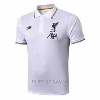 Camiseta Polo del Liverpool 2019-2020 Blanco