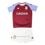 Camiseta del Aston Villa Primera Nino 2020-2021
