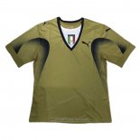 Camiseta del Italia Portero Retro 2005-2006 Verde