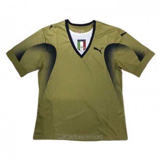 Camiseta del Italia Portero Retro 2005-2006 Verde