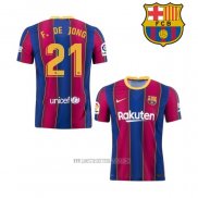 Camiseta del Barcelona Jugador F.De Jong Primera 2020-2021