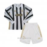 Camiseta del Juventus Primera Manga Larga Nino 2020-2021