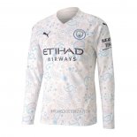 Camiseta del Manchester City Tercera Manga Larga 2020-2021