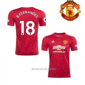 Camiseta del Manchester United Jugador B.Fernandes Segunda 2020-2021