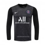 Camiseta del Paris Saint-Germain Portero Manga Larga 2020-2021 Negro